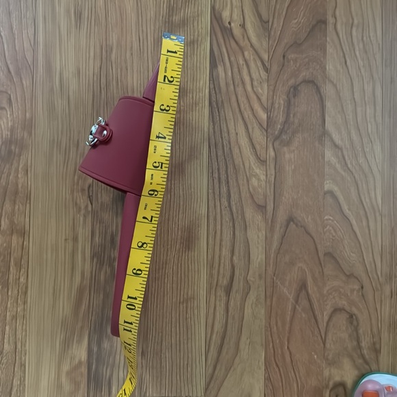 Salvatore Ferragamo Red Groove Men Slides Sandals - Picture 9 of 11